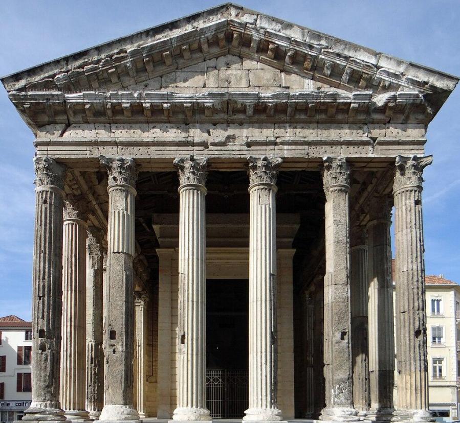 Vienne temple d auguste et de livie